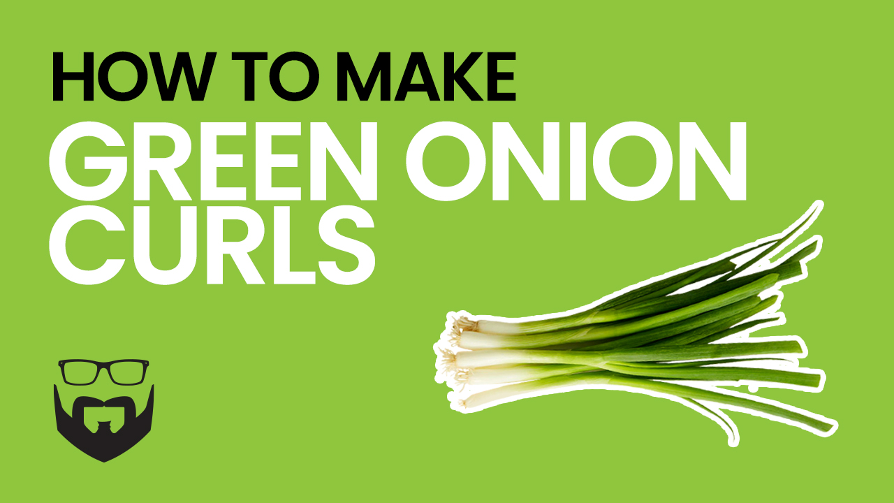 How to Make Green Onion Curls Video - Green