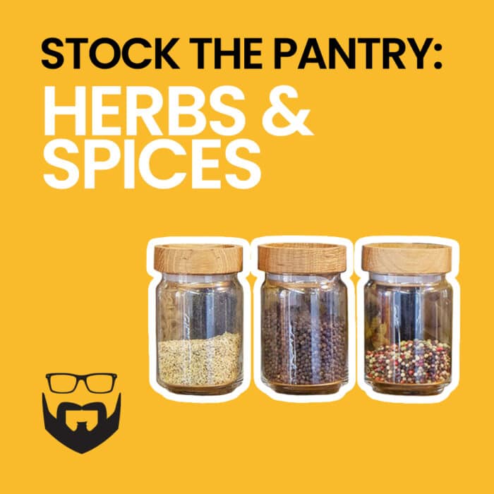 Stock your Pantry_Herbs & Spices Square - Yellow