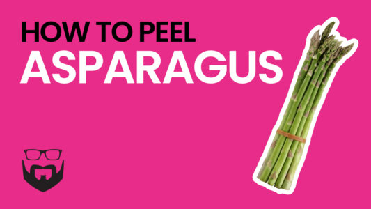 How To Peel Asparagus - video - pink