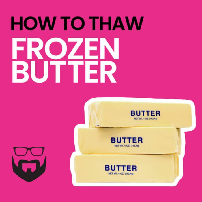 How To Thaw Frozen Butter - pinterest - pink