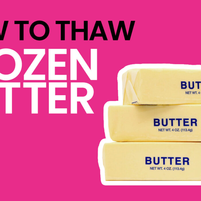 How To Thaw Frozen Butter - video - pink