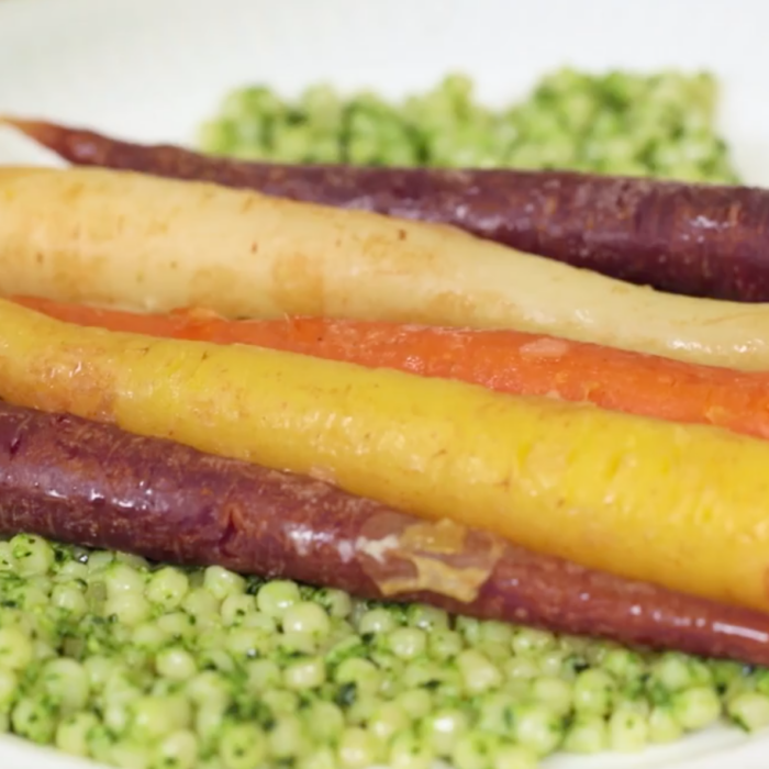 Braised Carrots & Kale Pesto Couscous Header