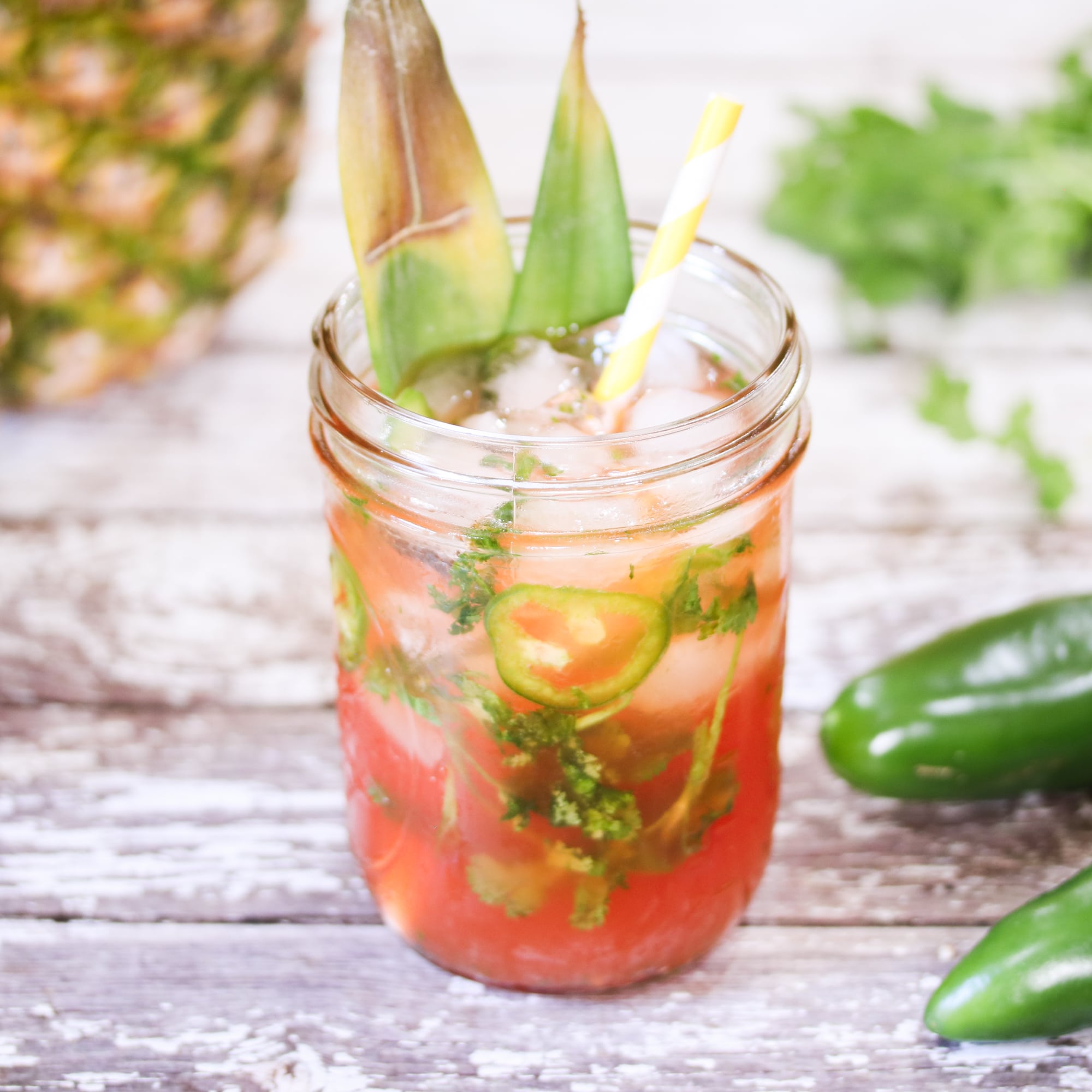Spicy Pineapple Aperol Spritzer with Valerie Bertinelli