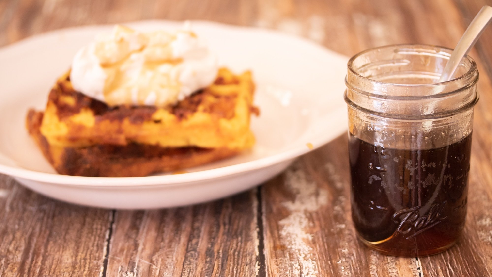 Buttered Bourbon Maple Syrup