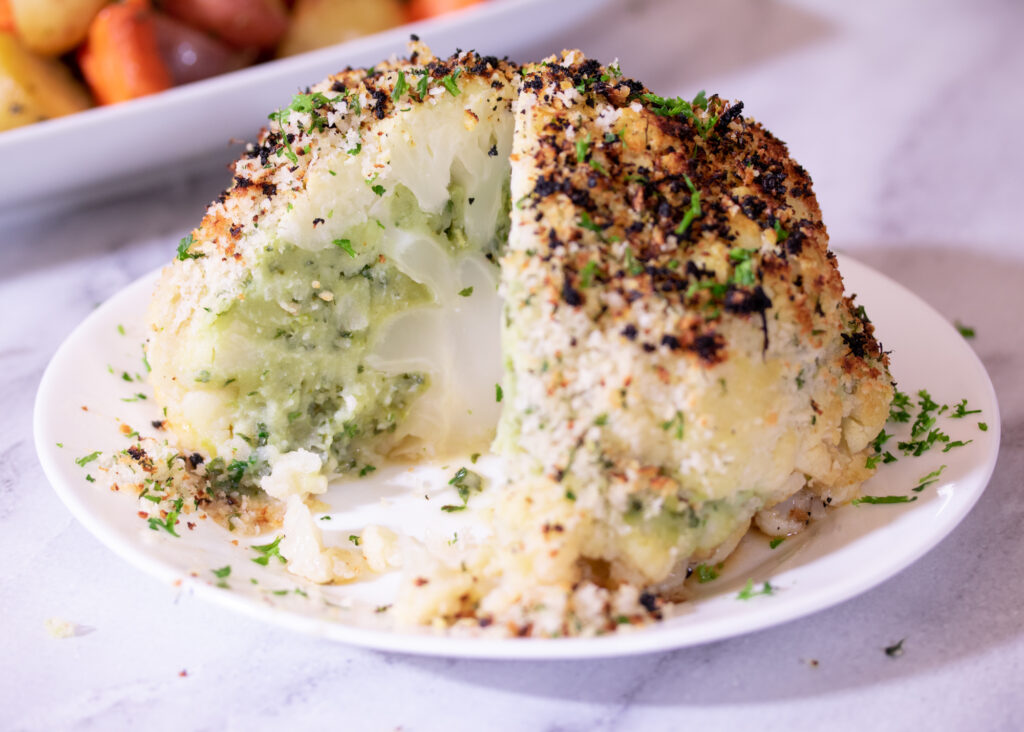 Kale-Stuffed Cauliflower & Potatoes Main