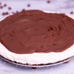 Chocolate Glazed No Bake Vanilla Cheesecake Main