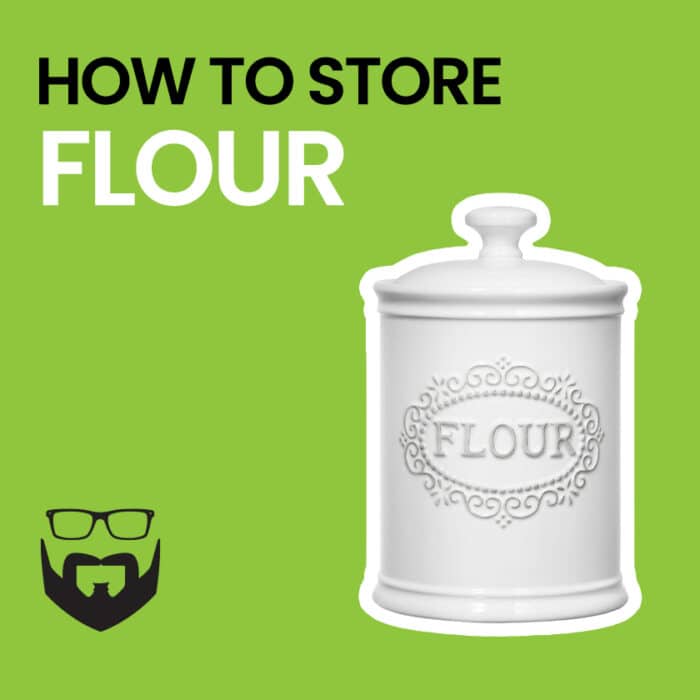 How To Store Flour - pinterest - green