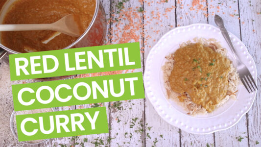 Easy Red Lentil Coconut Curry Video - Green