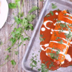 Spinach & Egg Breakfast Burrito (Vegan) Video - pink