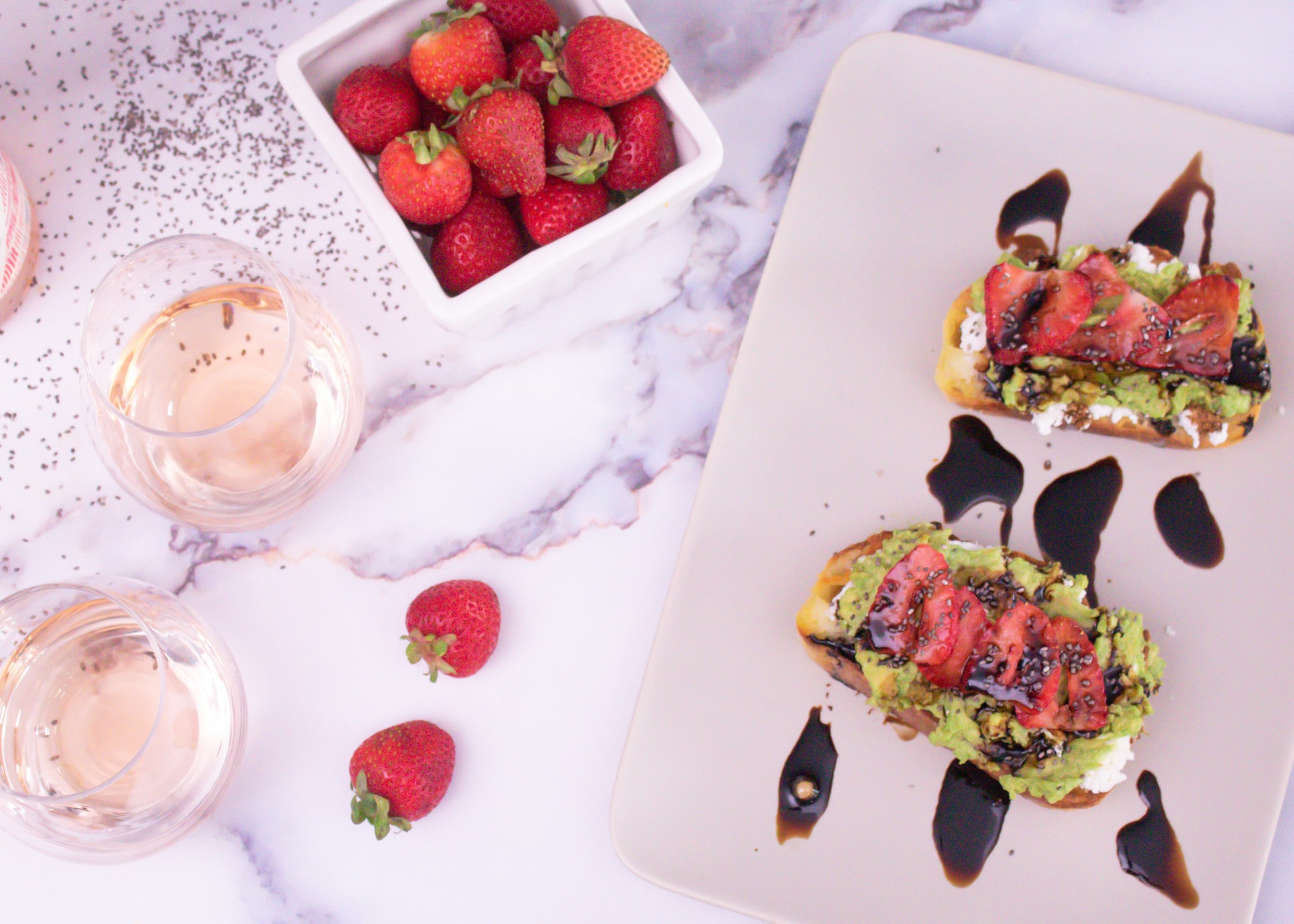 Strawberry Avocado Toast