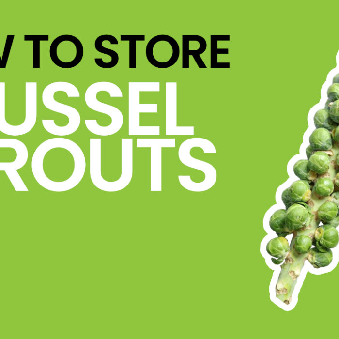 How to Store Brussel Sprouts Video - Green