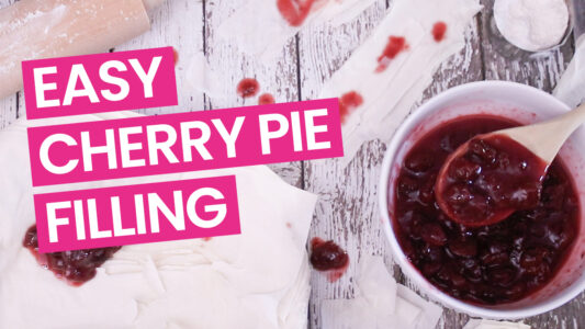 Easy Homemade Cherry Pie Filling Video - Pink