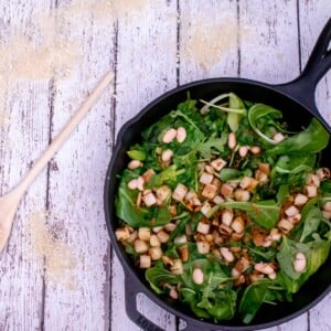 White Beans & Greens with Turnips, Parmesan Pin