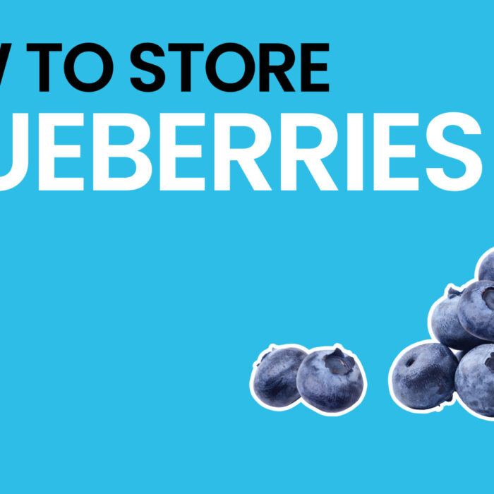 How To Store Blueberries Video - Blue