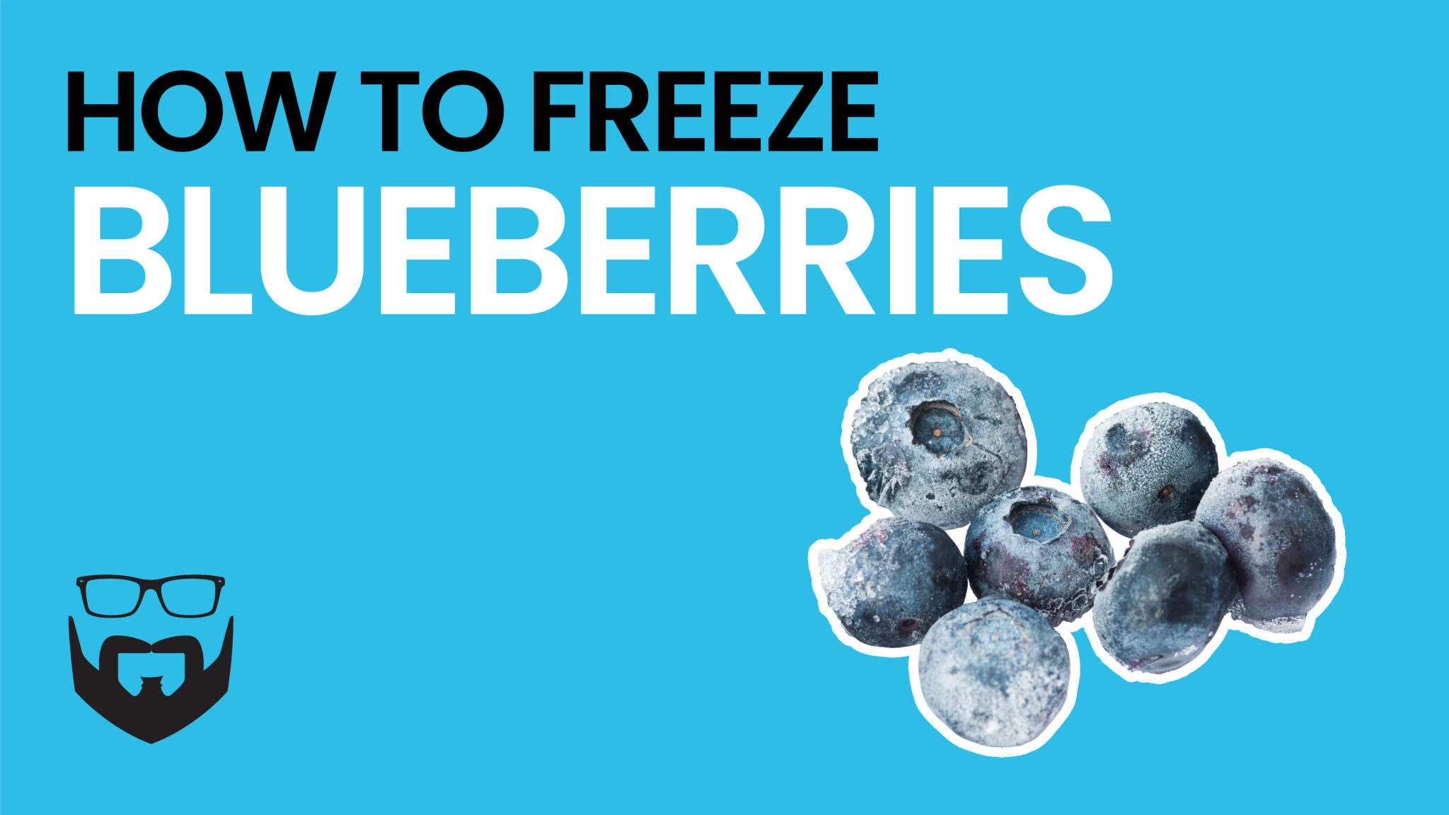 How to Freeze Blueberries Video - Blue