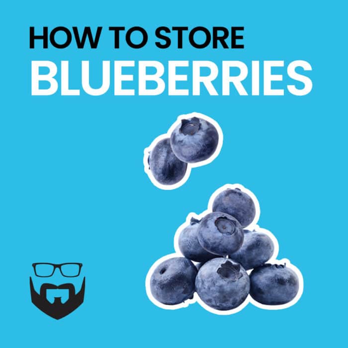 How To Store Blueberries Square - Blue