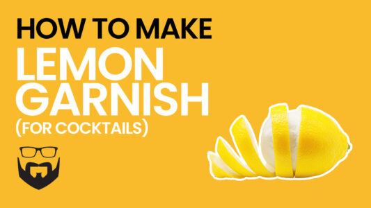 How to Make Lemon Garnish for Cocktails Video - Yellow