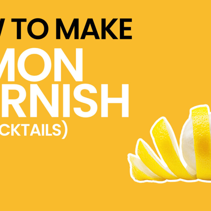 How to Make Lemon Garnish for Cocktails Video - Yellow