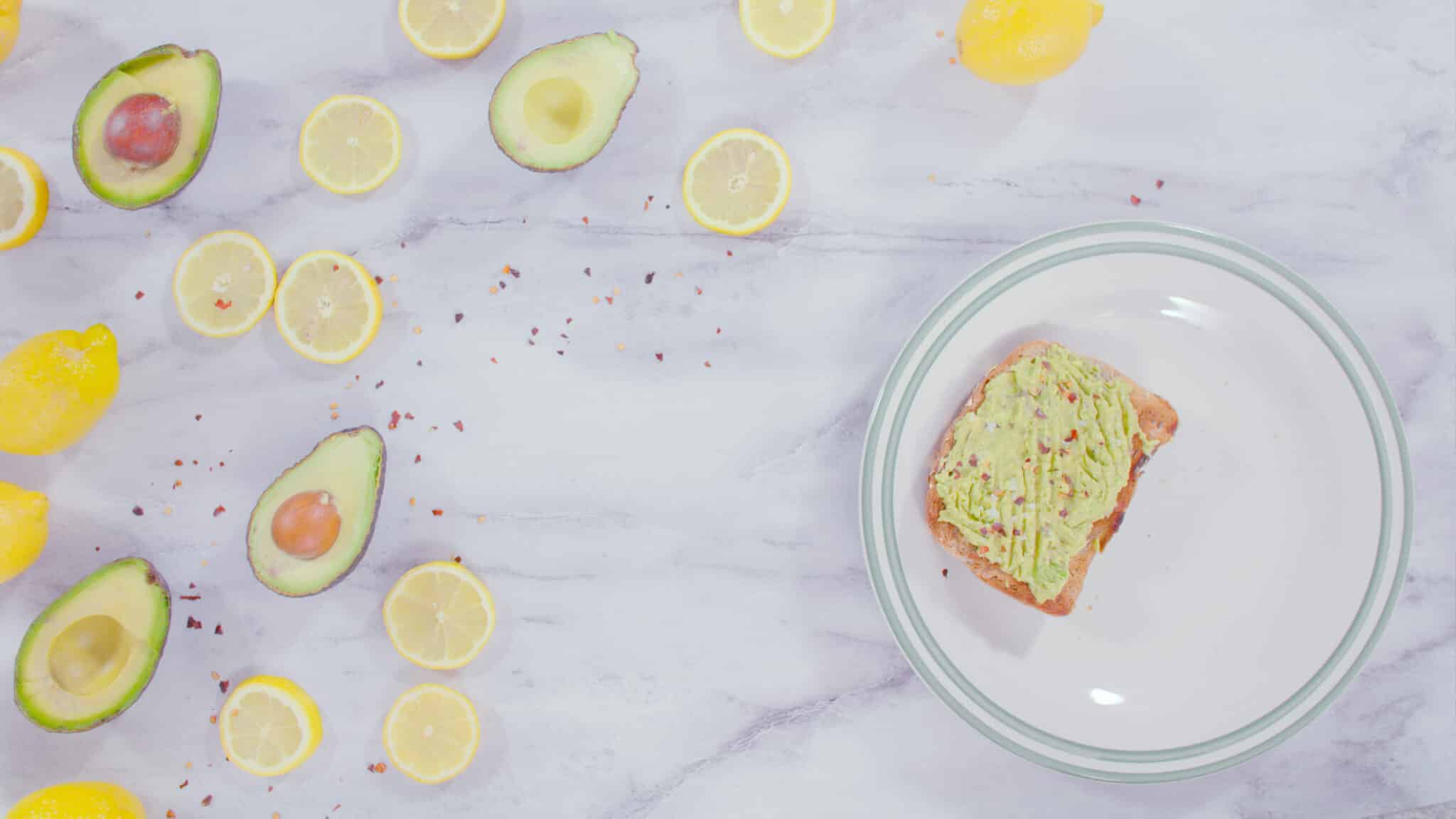 Meyer Lemon Avocado Toast (CBD Recipe)