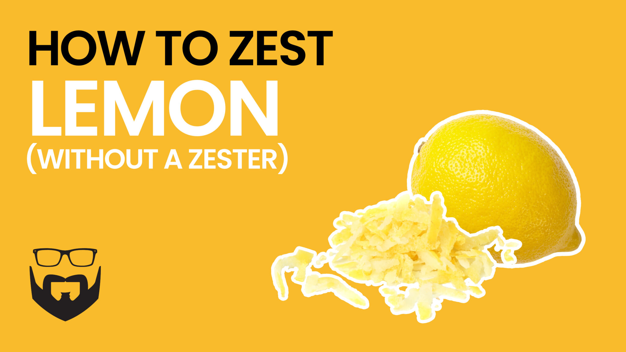 How to Zest Lemon Without a Zester Video - Yellow