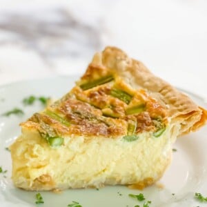 Asparagus & Ricotta Cheese Quiche Square