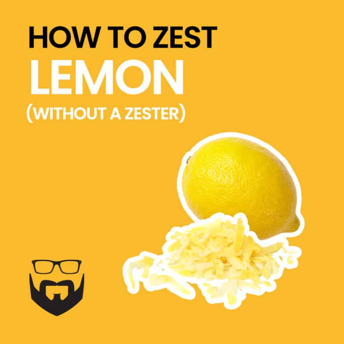 How to Zest Lemon Without a Zester Square - Yellow