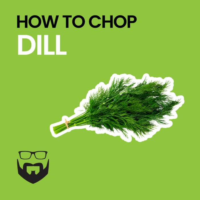 How to Chop Dill Square - Green