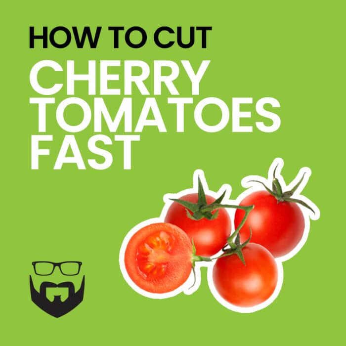 How to Cut Cherry Tomatoes Fast Square - Green