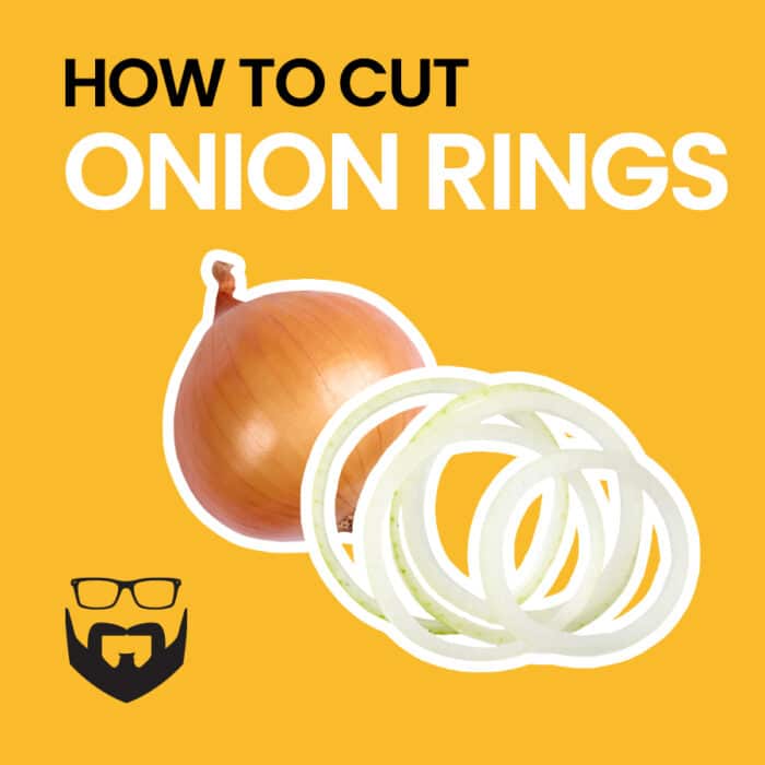 How to Cut Onion Rings Square - Yellow