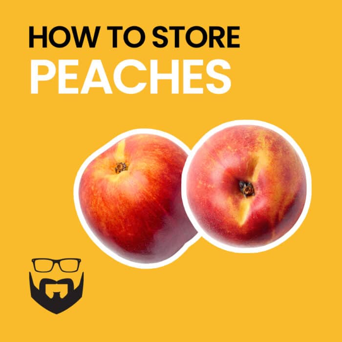 How to Store Peaches Square - Yellow