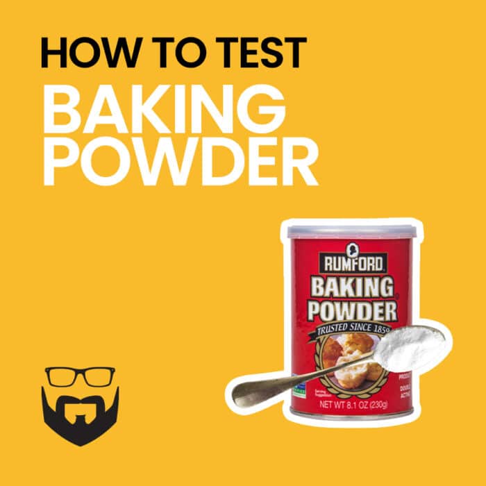 How to Test Baking Powder is Still Good Square - Yellow