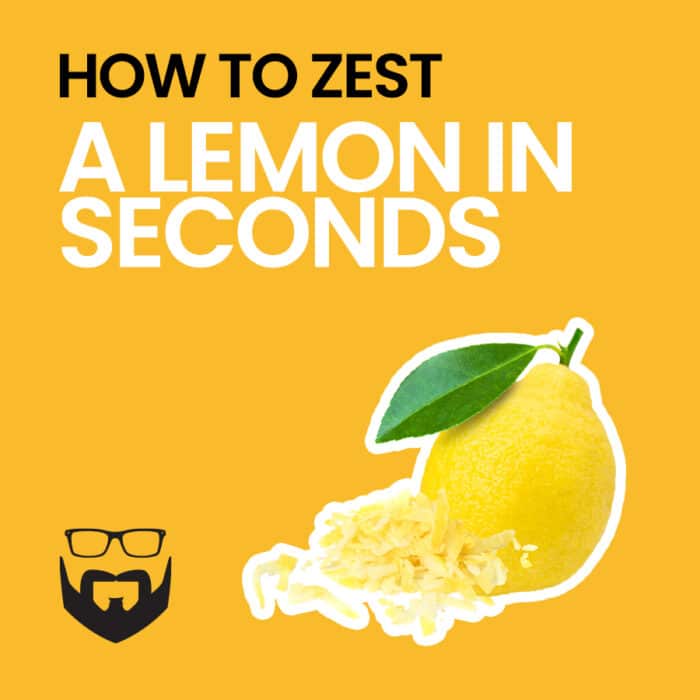How to Zest a Lemon in Seconds Square - Yellow