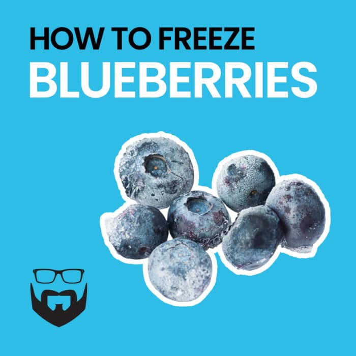How to Freeze Blueberries Square - Blue