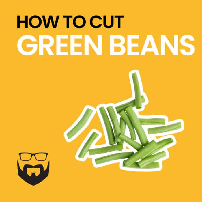 How to Cut Green Beans Square - Yellow
