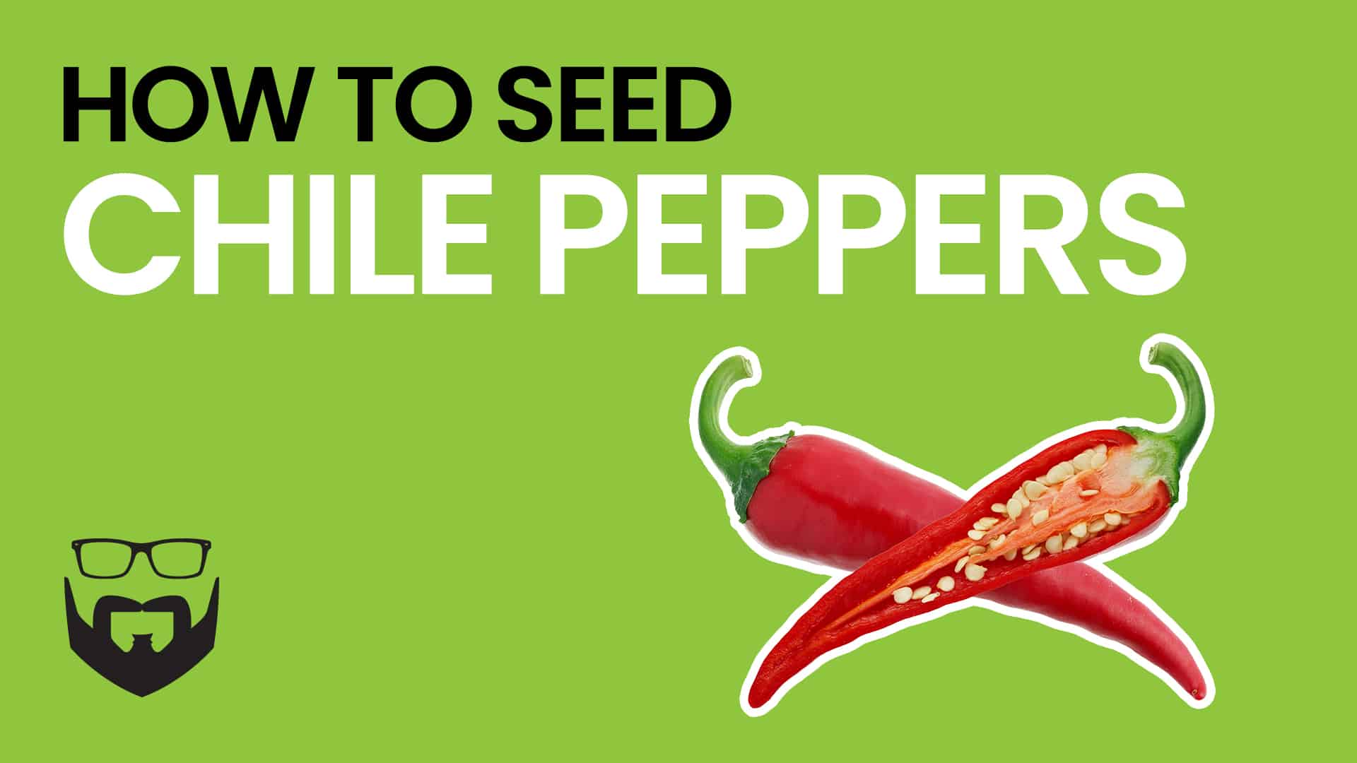 How to Cut and Seed Chile Peppers Video - Green