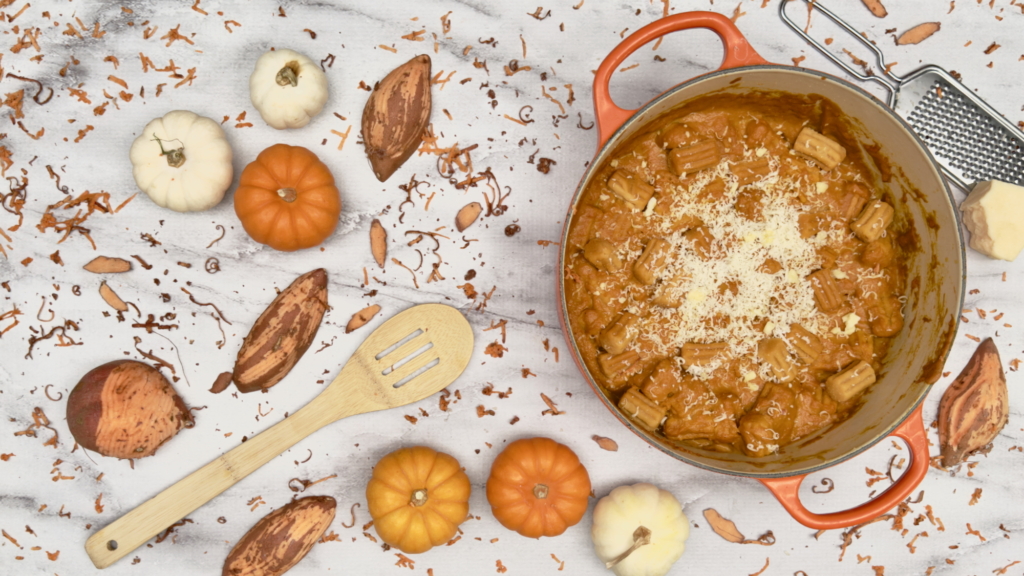 Sweet Potato Gnocchi & Pumpkin Miso Cream Sauce