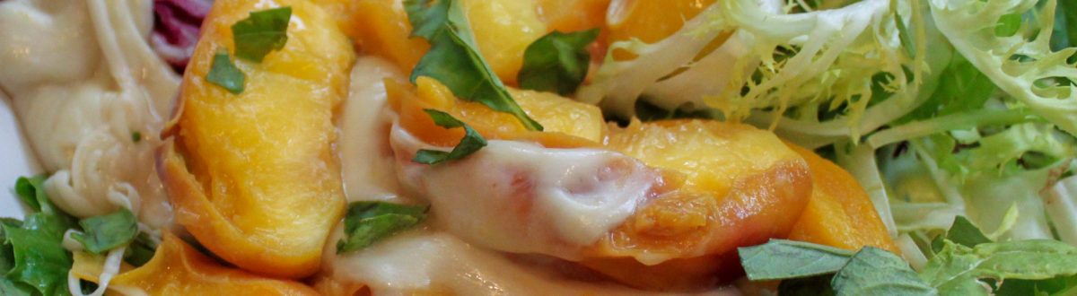 Caprese Salad with Bourbon Peaches Mozzarella Full 3