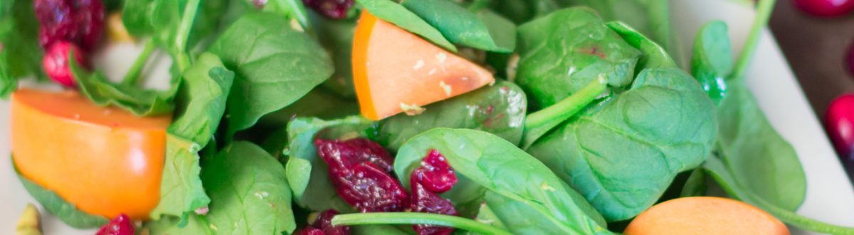 Cranberry Persimmon Spinach Salad 3
