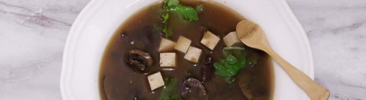 Miso Soup With Mushrooms Kale Tofu Detox Recipe