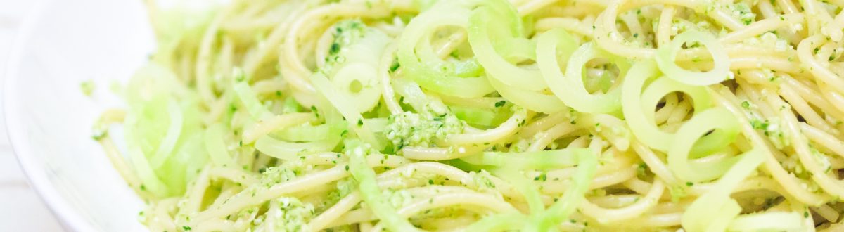 Spaghetti with Broccoli Pesto 3