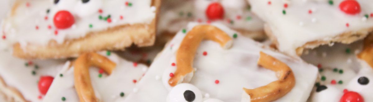 White Chocolate Toffee Reindeer Christmas Crack 1